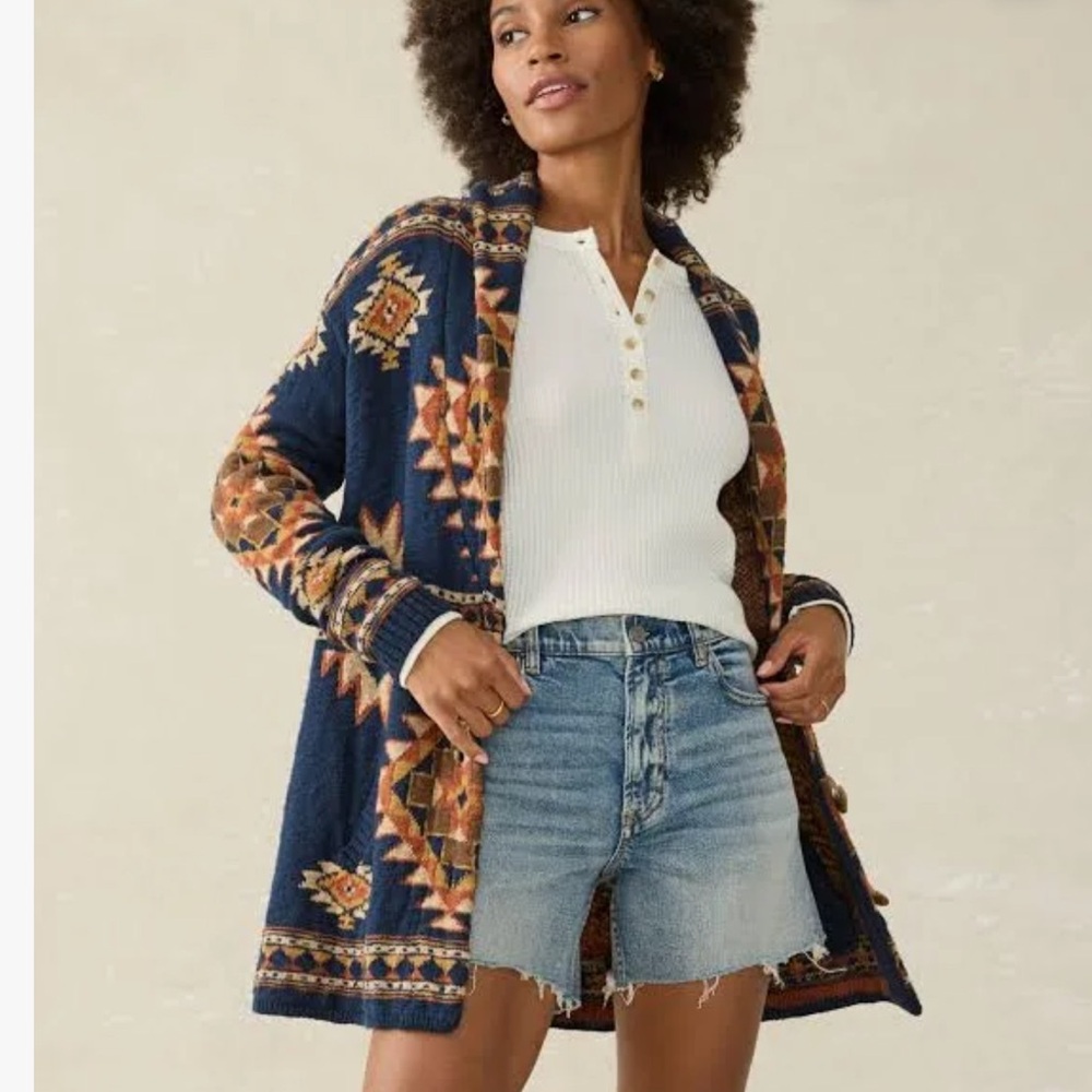 Faherty cardigan nwot